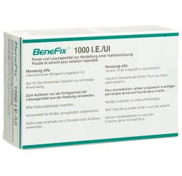 BENEFIX subst sèche 1000 UI c solv flac 5 ml