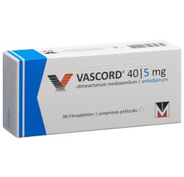 VASCORD cpr pell 40/5 mg 98 pce
