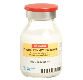 PROPOFOL 2% MCT Fresenius 1 g/50ml fl 10 pce