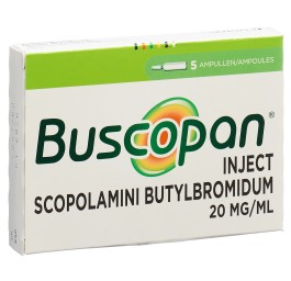 BUSCOPAN Inject sol inj 20 mg/ml 5 amp 1 ml