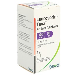 LEUCOVORIN Teva sol inj 300 mg/30ml flac 30 ml