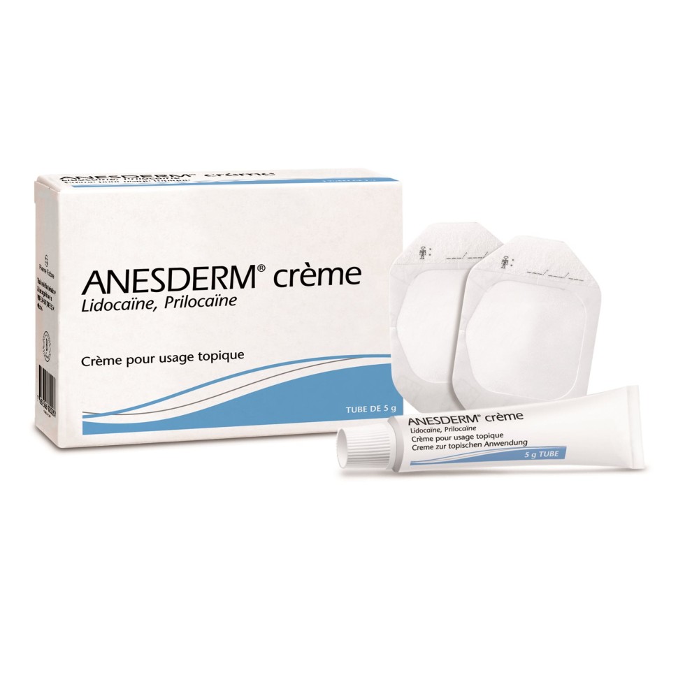 ANESDERM crème 5 % tb 5 g ANESDERM crème 5 % tb 5 g
