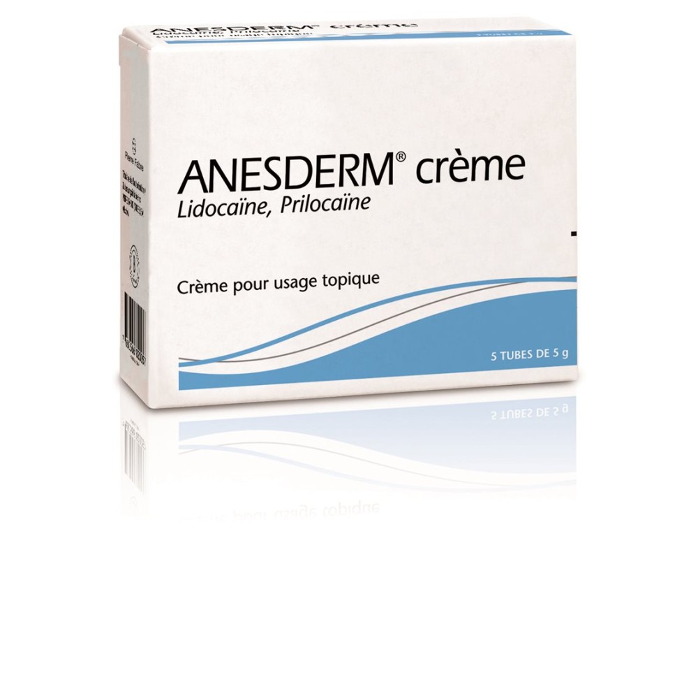 ANESDERM crème 5 % 5 tb 5 g ANESDERM crème 5 % 5 tb 5 g