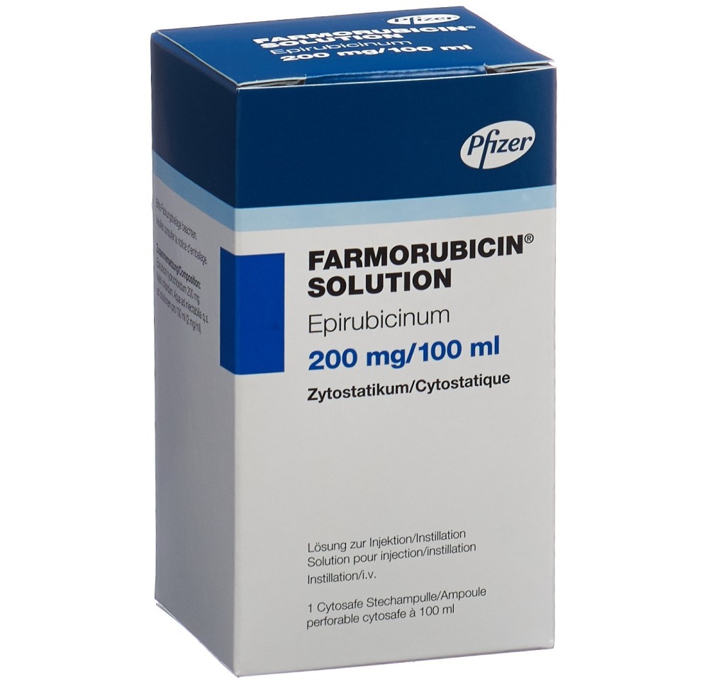 FARMORUBICIN Sol sol inj 200 mg/100ml 100 ml FARMORUBICIN Sol sol inj 200 mg/100ml 100 ml