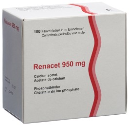 RENACET cpr pell 950 mg 100 pce