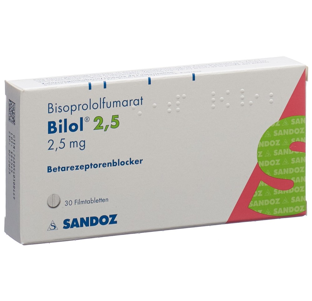 BILOL cpr pell 2.5 mg 30 pce BILOL cpr pell 2.5 mg 30 pce