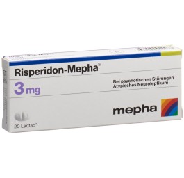 RISPERIDON Mepha Lactab 3 mg 20 pce