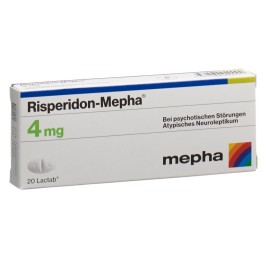 RISPERIDON Mepha Lactab 4 mg 20 pce
