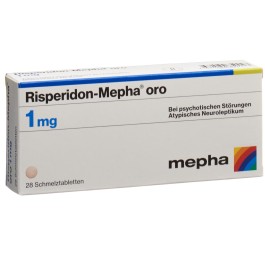 RISPERIDON Mepha oro cpr orodisp 1 mg 28 pce