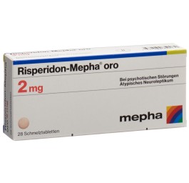 RISPERIDON Mepha oro cpr orodisp 2 mg 28 pce