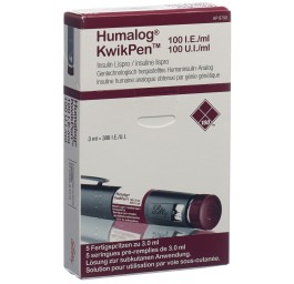 HUMALOG KwikPen sol inj 100 UI/ml 5 stylo pré 3 ml