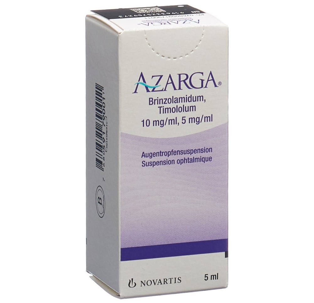 AZARGA susp opht fl 5 ml AZARGA susp opht fl 5 ml