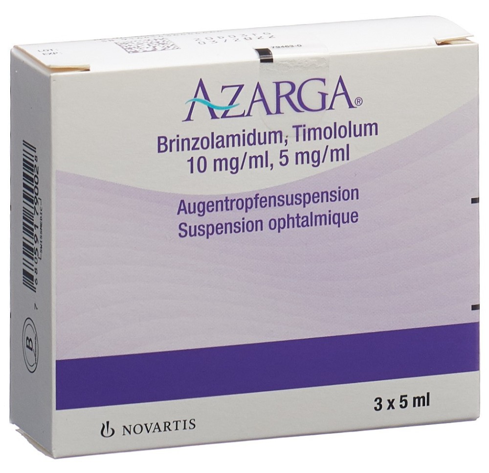 AZARGA susp opht 3 fl 5 ml AZARGA susp opht 3 fl 5 ml