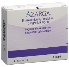 AZARGA susp opht 3 fl 5 ml
