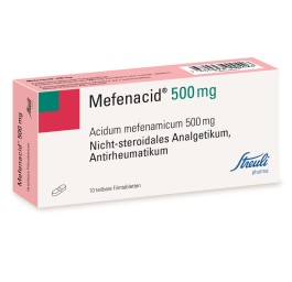 MEFENACIDE cpr pell 500 mg sécables 10 pce