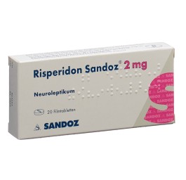 RISPERIDONE Sandoz cpr pell 2 mg 20 pce