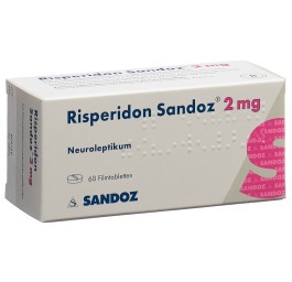 RISPERIDONE Sandoz cpr pell 2 mg 60 pce