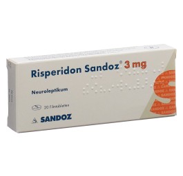 RISPERIDONE Sandoz cpr pell 3 mg 20 pce
