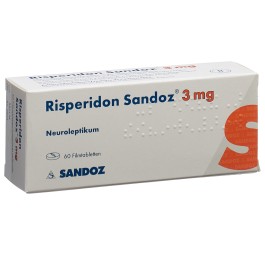 RISPERIDONE Sandoz cpr pell 3 mg 60 pce