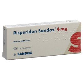 RISPERIDONE Sandoz cpr pell 4 mg 20 pce