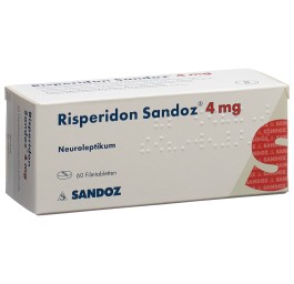 RISPERIDONE Sandoz cpr pell 4 mg 60 pce