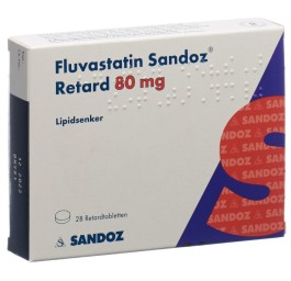 FLUVASTATINE Sandoz cpr pell ret 80 mg 28 pce