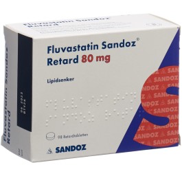 FLUVASTATINE Sandoz cpr pell ret 80 mg 98 pce