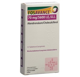 FOSAVANCE comprimés hebdomadaires 70/5600 12 pce