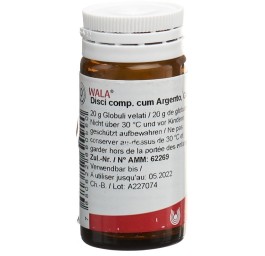 WALA disci comp cum argento glob fl 20 g