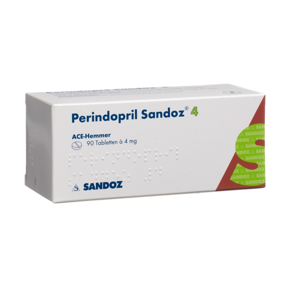 PERINDOPRIL Sandoz cpr 4 mg 90 pce PERINDOPRIL Sandoz cpr 4 mg 90 pce