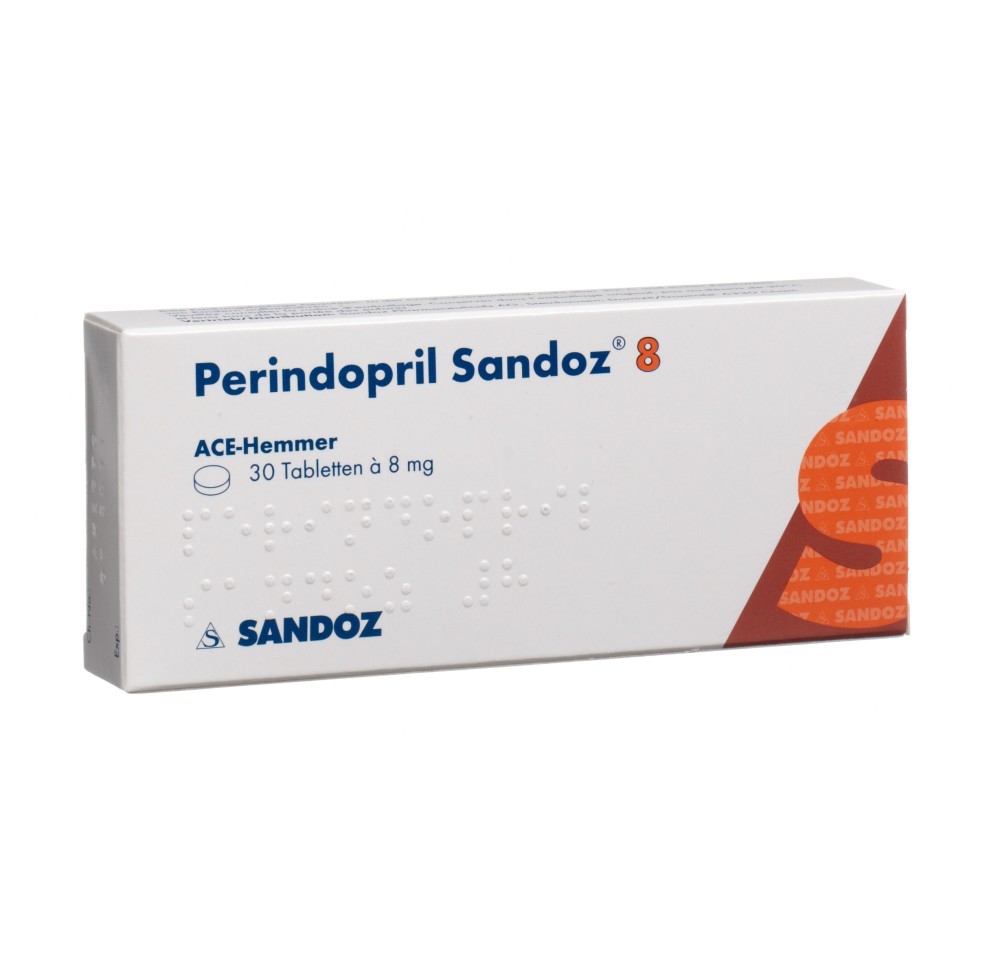 PERINDOPRIL Sandoz cpr 8 mg 30 pce PERINDOPRIL Sandoz cpr 8 mg 30 pce