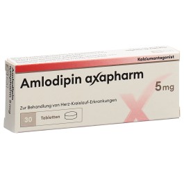 AMLODIPINE axapharm cpr 5 mg 30 pce