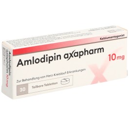 AMLODIPINE axapharm cpr 10 mg 30 pce