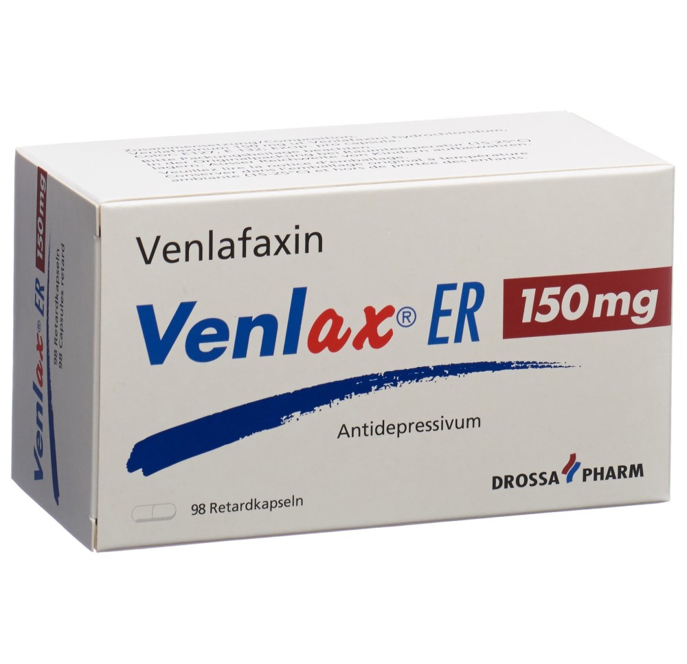 VENLAX ER caps ret 150 mg 98 pce VENLAX ER caps ret 150 mg 98 pce