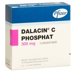 DALACIN C Phosphat sol inj 300 mg 10 amp 2 ml