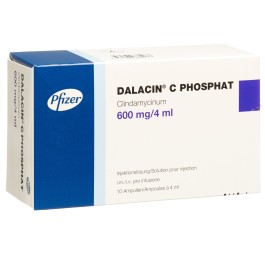 DALACIN C Phosphat sol inj 600 mg 10 amp 4 ml