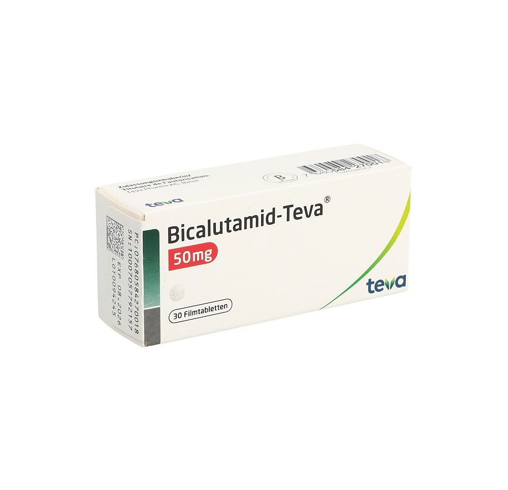 BICALUTAMID Teva cpr pell 50 mg 30 pce BICALUTAMID Teva cpr pell 50 mg 30 pce