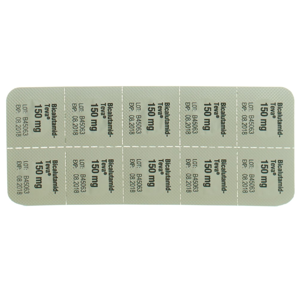 BICALUTAMID Teva cpr pell 150 mg 100 pce BICALUTAMID Teva cpr pell 150 mg 100 pce
