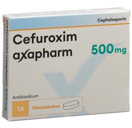 CEFUROXIME Axapharm cpr pell 500 mg 14 pce
