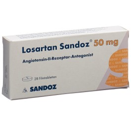 LOSARTAN Sandoz cpr pell 50 mg 28 pce