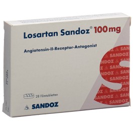 LOSARTAN Sandoz cpr pell 100 mg 28 pce