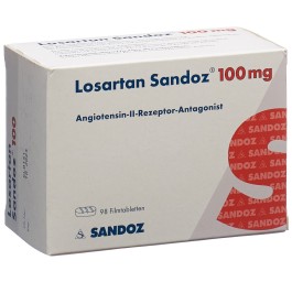 LOSARTAN Sandoz cpr pell 100 mg 98 pce