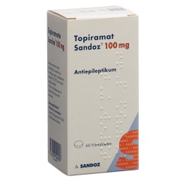 TOPIRAMATE Sandoz cpr pell 100 mg bte 60 pce