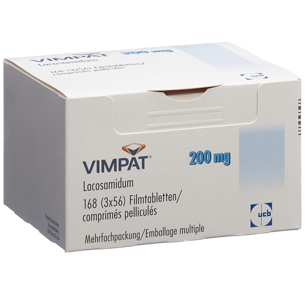 VIMPAT cpr pell 200 mg 3 x 56 pce VIMPAT cpr pell 200 mg 3 x 56 pce