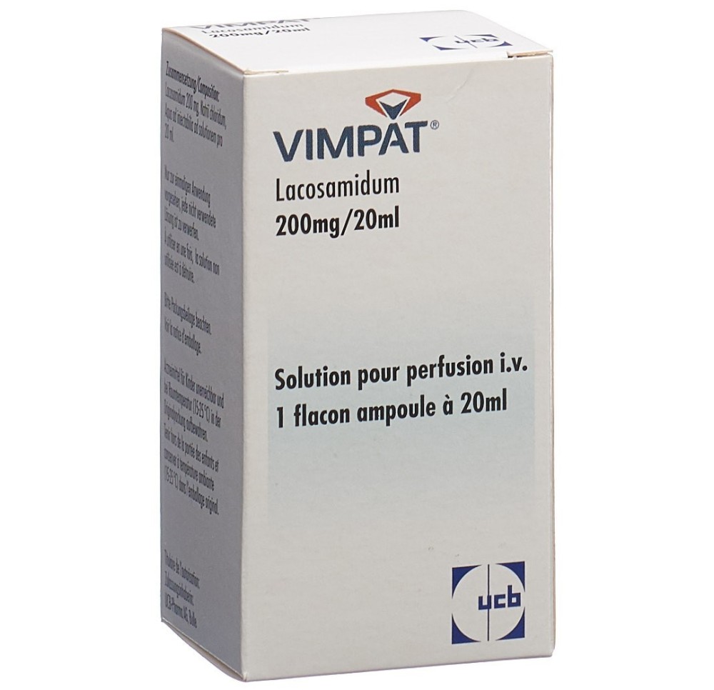 VIMPAT sol perf 200 mg/20ml i.v. flac 20 ml VIMPAT sol perf 200 mg/20ml i.v. flac 20 ml