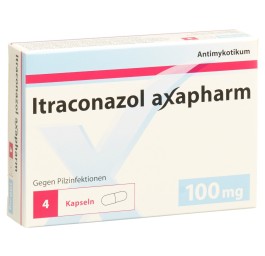 ITRACONAZOLE axapharm 4 caps 100 mg 4 pce