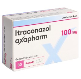 ITRACONAZOLE axapharm caps 100 mg 30 pce