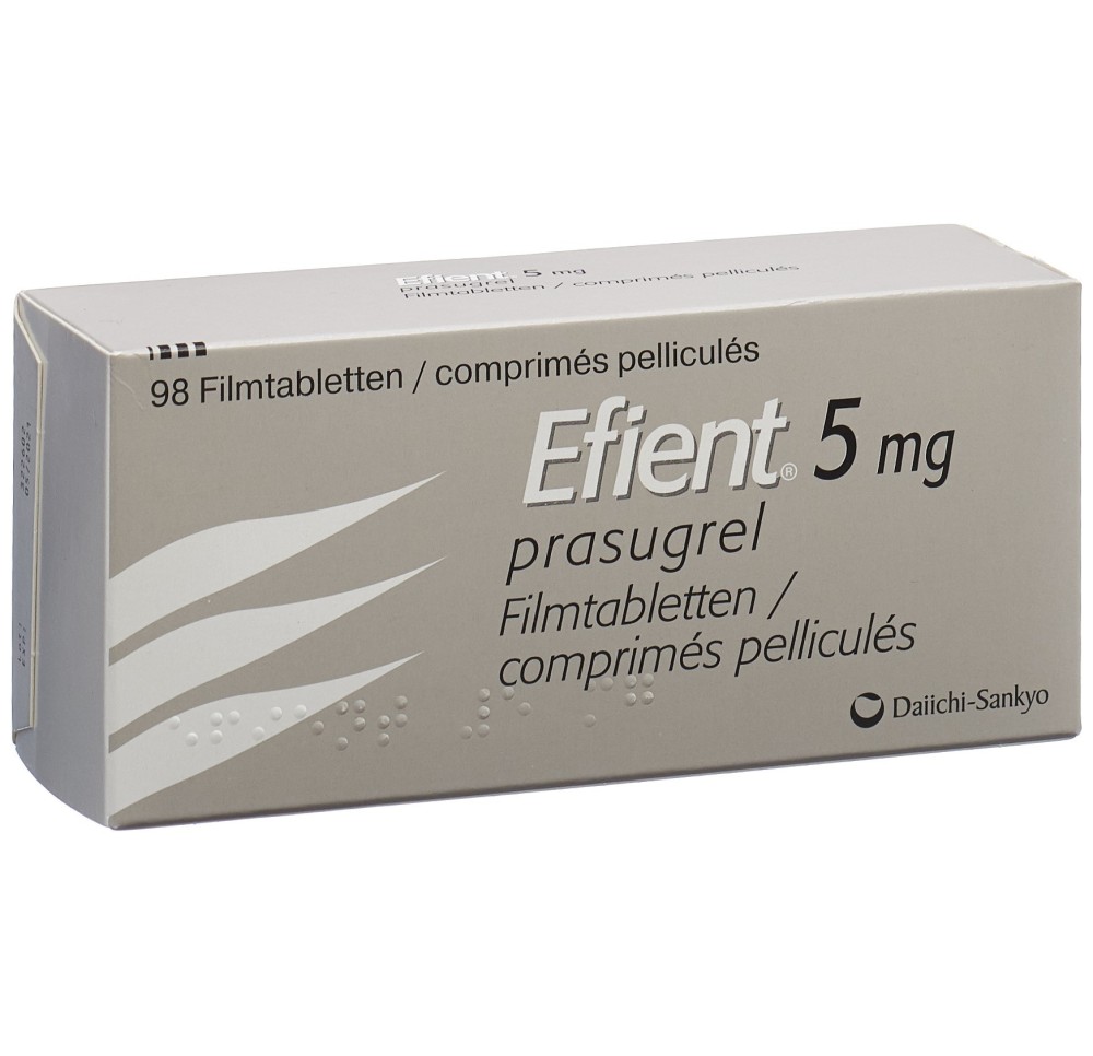 EFIENT cpr pell 5 mg 98 pce EFIENT cpr pell 5 mg 98 pce
