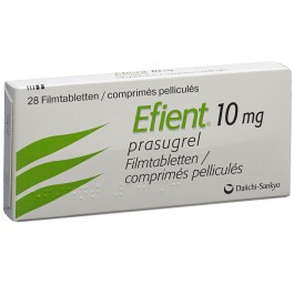 EFIENT cpr pell 10 mg 28 pce
