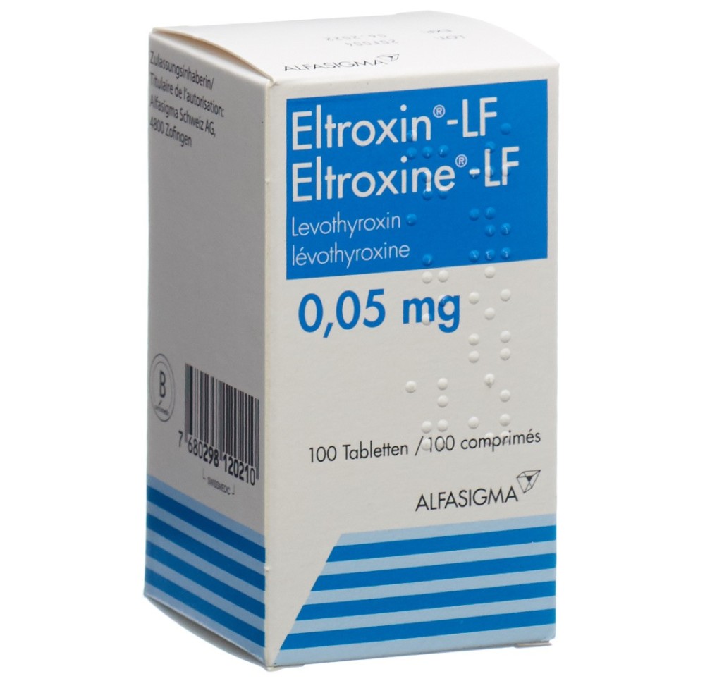 ELTROXINE LF cpr 0.05 mg bte 100 pce ELTROXINE LF cpr 0.05 mg bte 100 pce